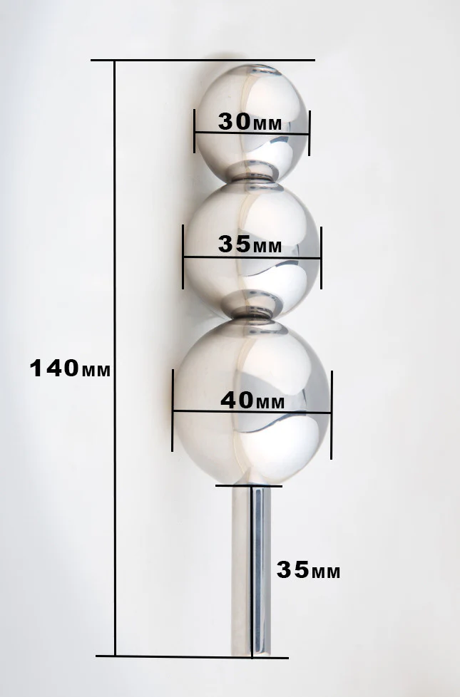 Unisex Large 3-Ball Plug - Image 7