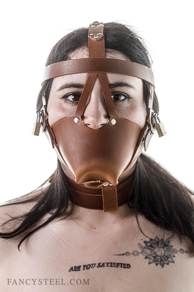 Fancy Leather Muzzle Head Harness - Image 4